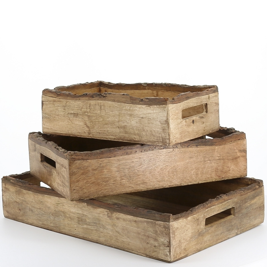 деревянные подносы из доски с обзолом