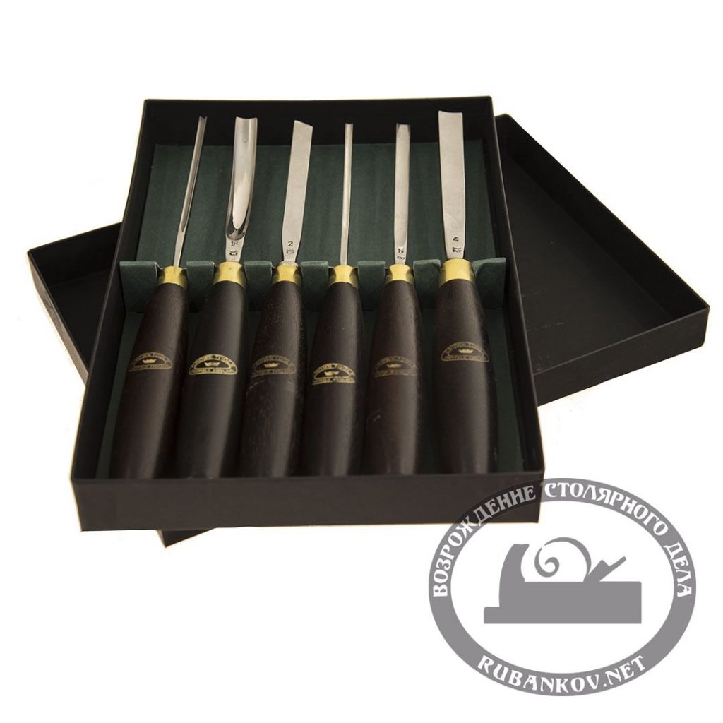 Набор резчицкий Crown, 6 предметов