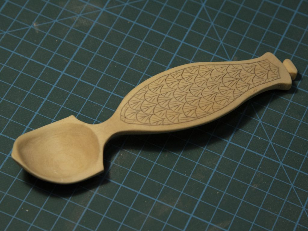 ложка декорированная колросингом