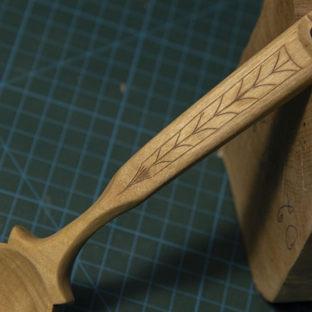 ложка декорированная колросингом