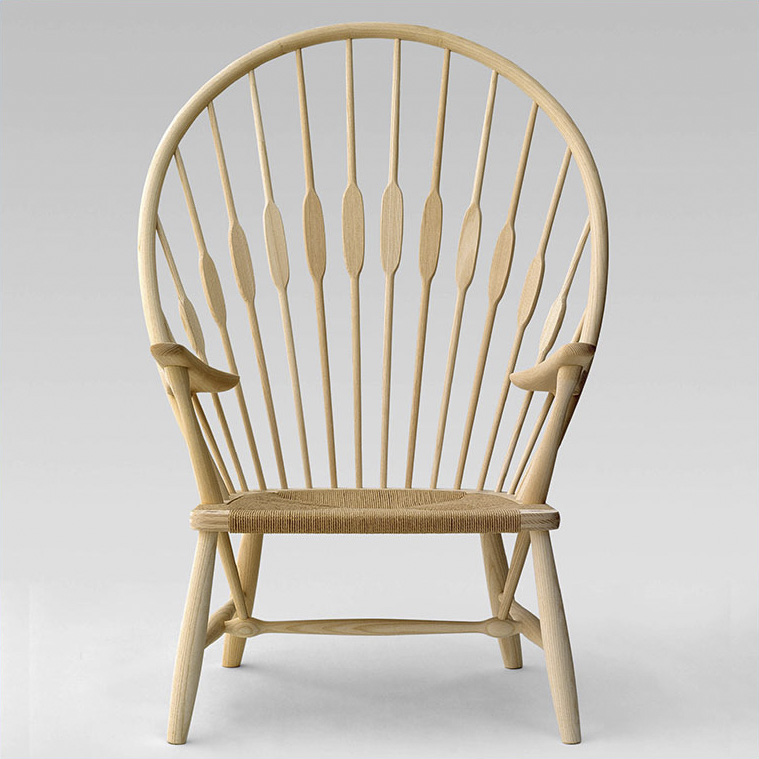 вариант стула с плетеным сиденьем из датского шнура, проект Hans J Wegner